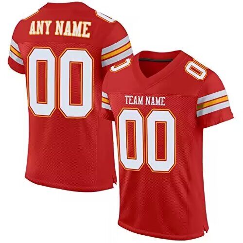 2024 Women NFL custom throwback red nike jersey
